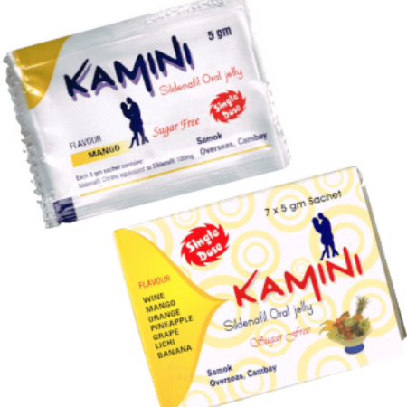 Kamini Sildenafil Oral Jelly UK 100 mg (Sugar free)