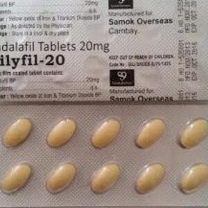 Lilyfil 20 mg Tadalafil tablets