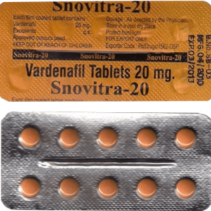 Snovitra 20 mg Vardenafil generic Levitra tablets