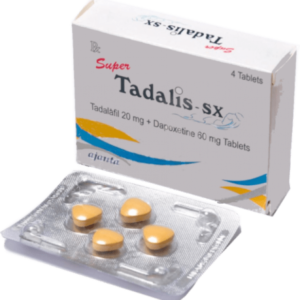 SUPER Tadalis SX 80 mg Tadalafil + Dapoxetine tablets